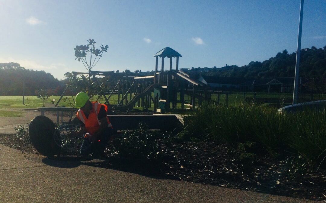 Safety Grille at Playground